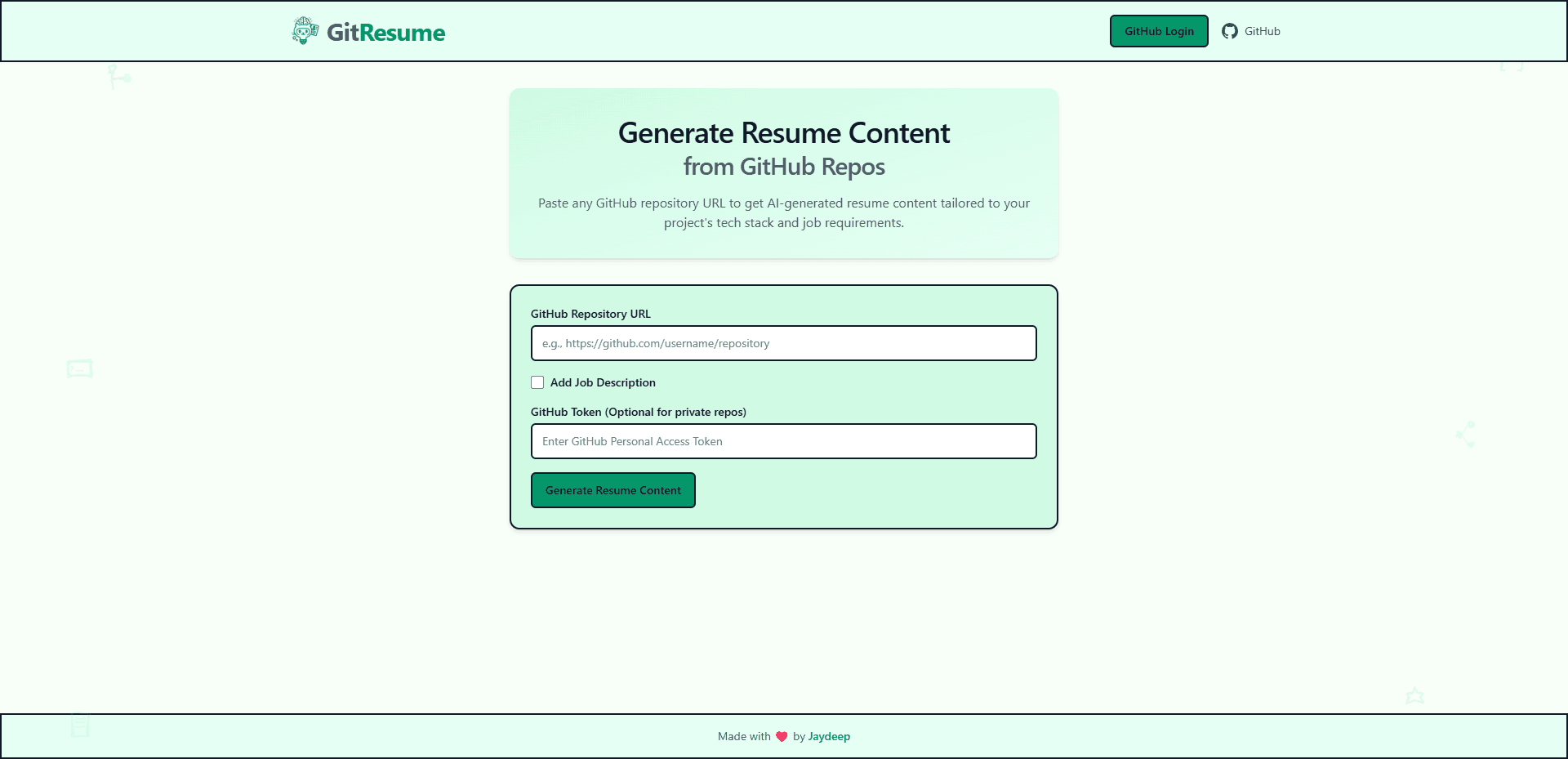 GitResume cover